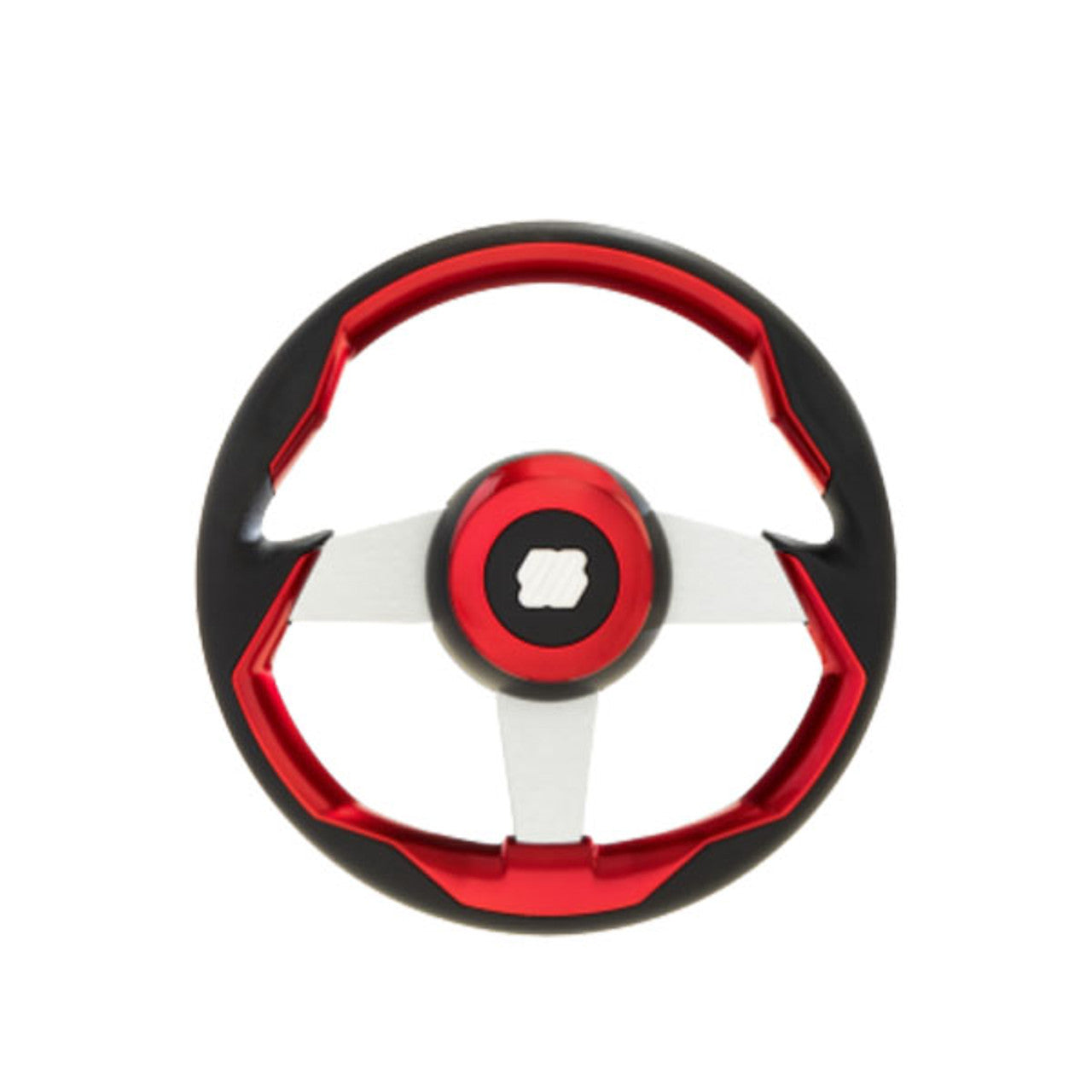 Uflex Grimani 13.8" Steering Wheel - Silver Al. Spokes