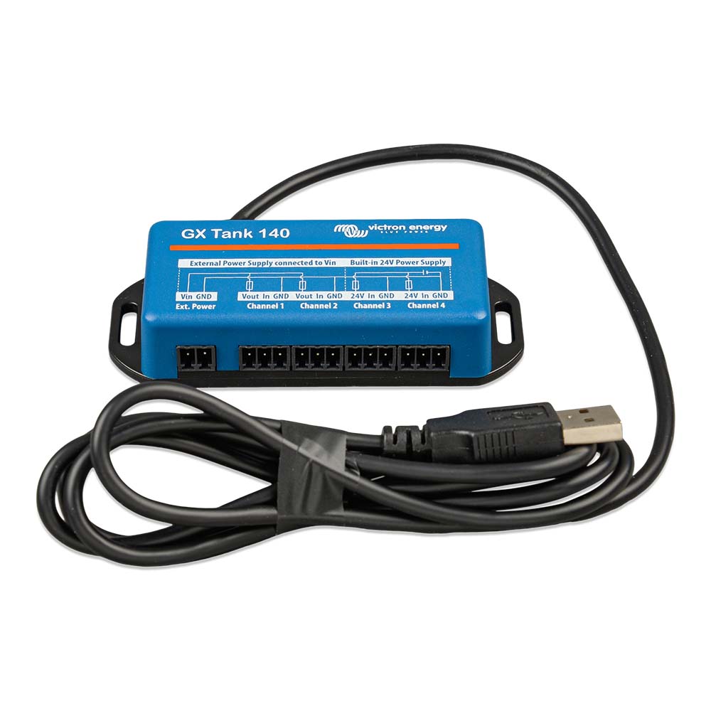 Victron GX Tank 140 Tank Monitoring f/4-20 MA, 1-10VDC Sensors - Monitors Up to 4 Sensors *Sensor Not Included