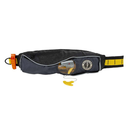 Mustang MD4016-806-0-253 Fluid 2 Manual Inflatable Belt Pack - Black/Grey