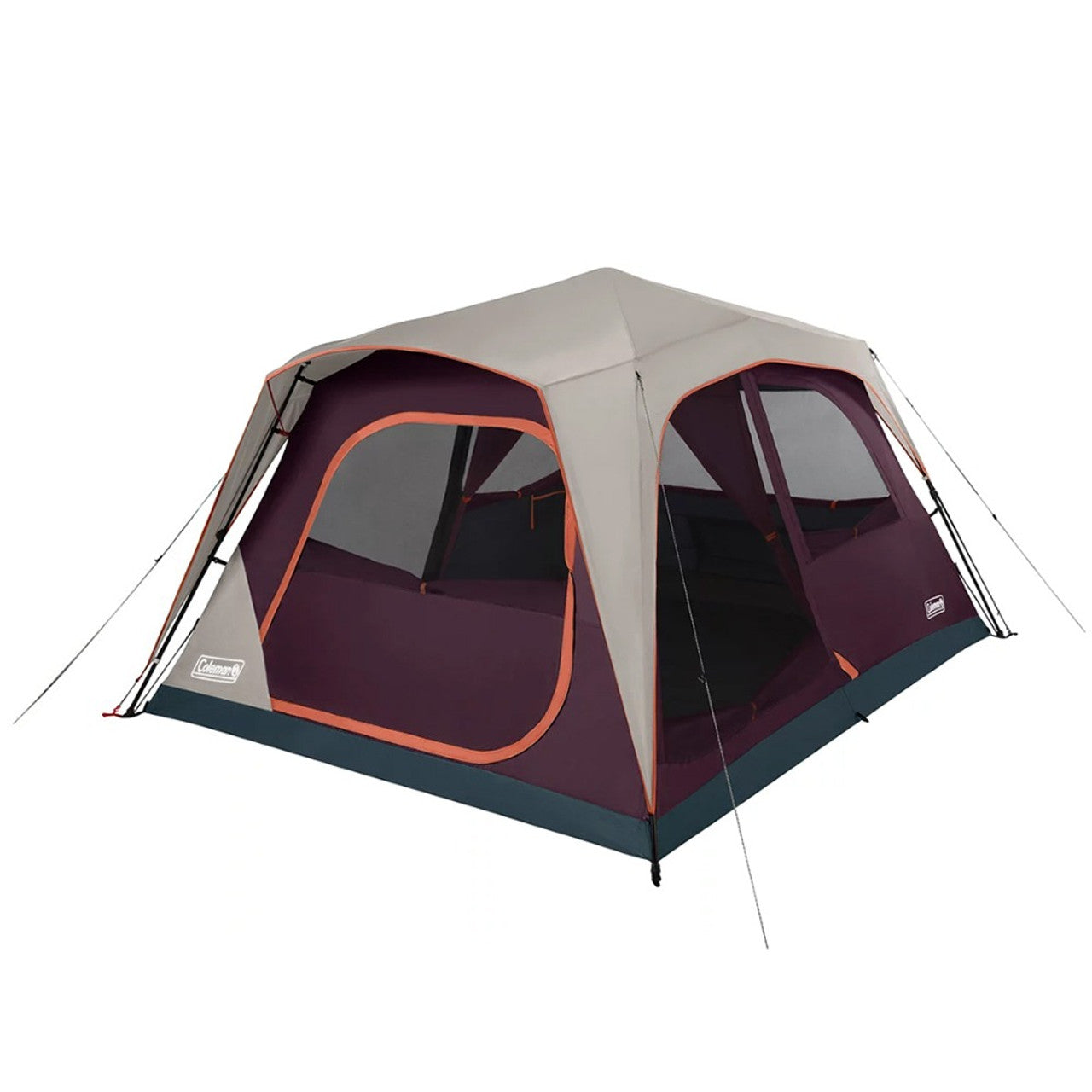 Coleman 2000038276 Skylodge 8-Person Instant Camping Tent - Blackberry