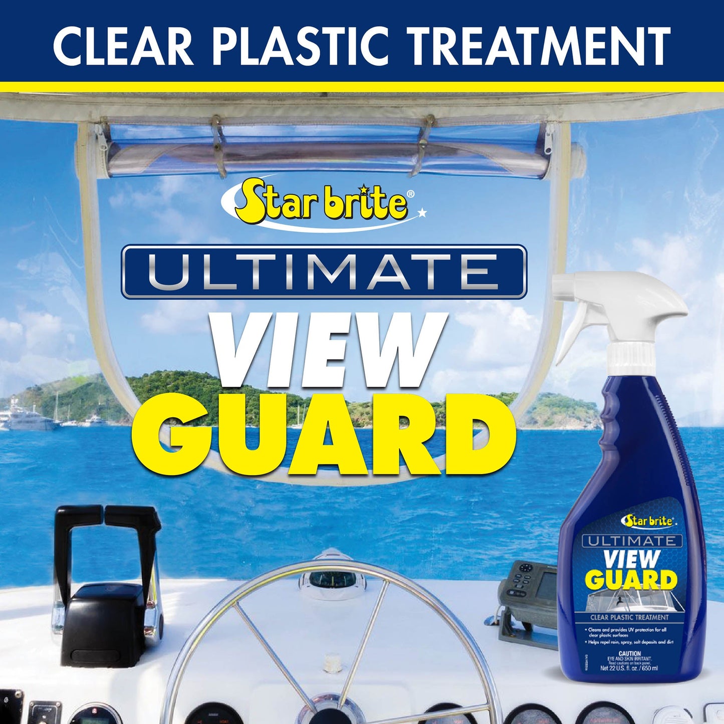 Starbrite View Guard Clear Plastic Treatment