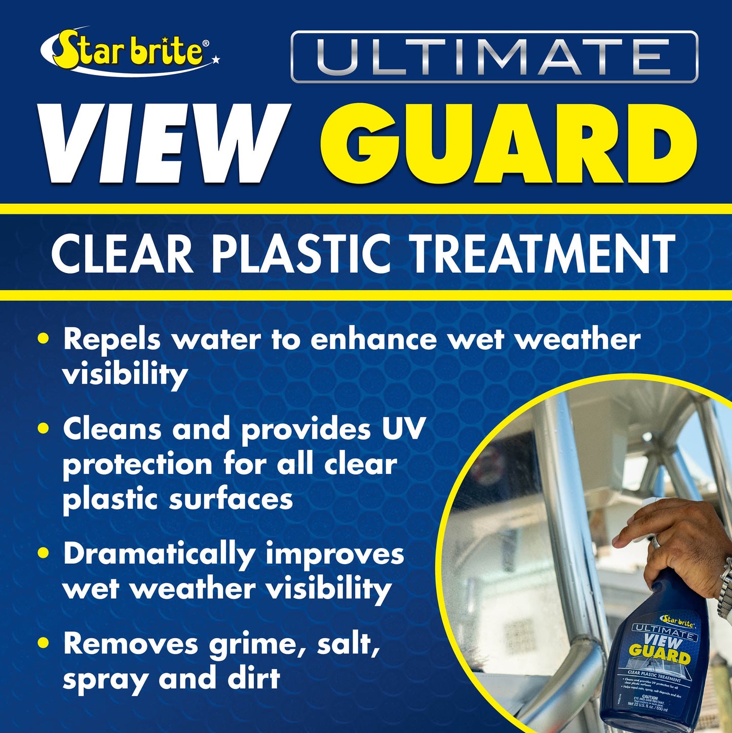 Starbrite View Guard Clear Plastic Treatment