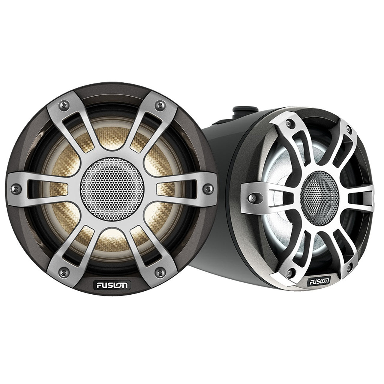 Fusion 010-02771-51 Signature Series 3i 6.5" Wake Tower CRGBW Speakers - Black