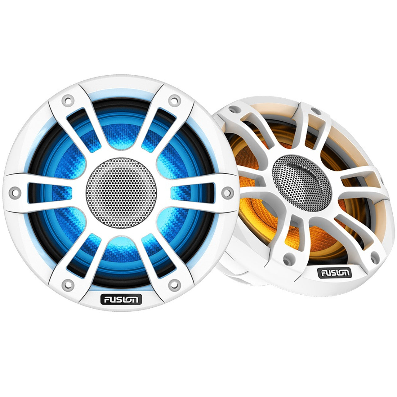 Fusion 010-02772-10 Signature Series 3i 7.7" CRGBW Sports Speakers - White