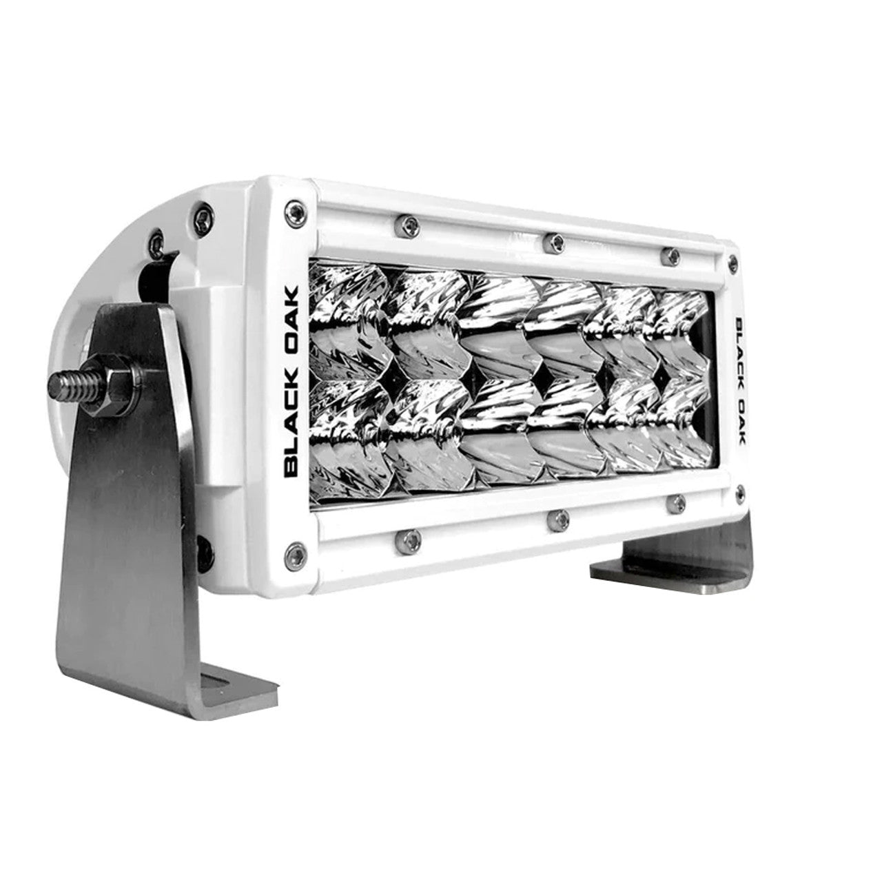 Black Oak 6CM-D5OS Pro Series Double Row Combo 6" Light Bar - White