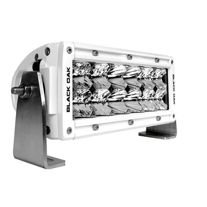 Black Oak 6CM-D5OS Pro Series Double Row Combo 6" Light Bar - White