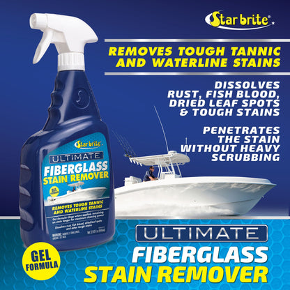 Starbrite Ultimate Fiberglass Stain Remover - Gel Formula