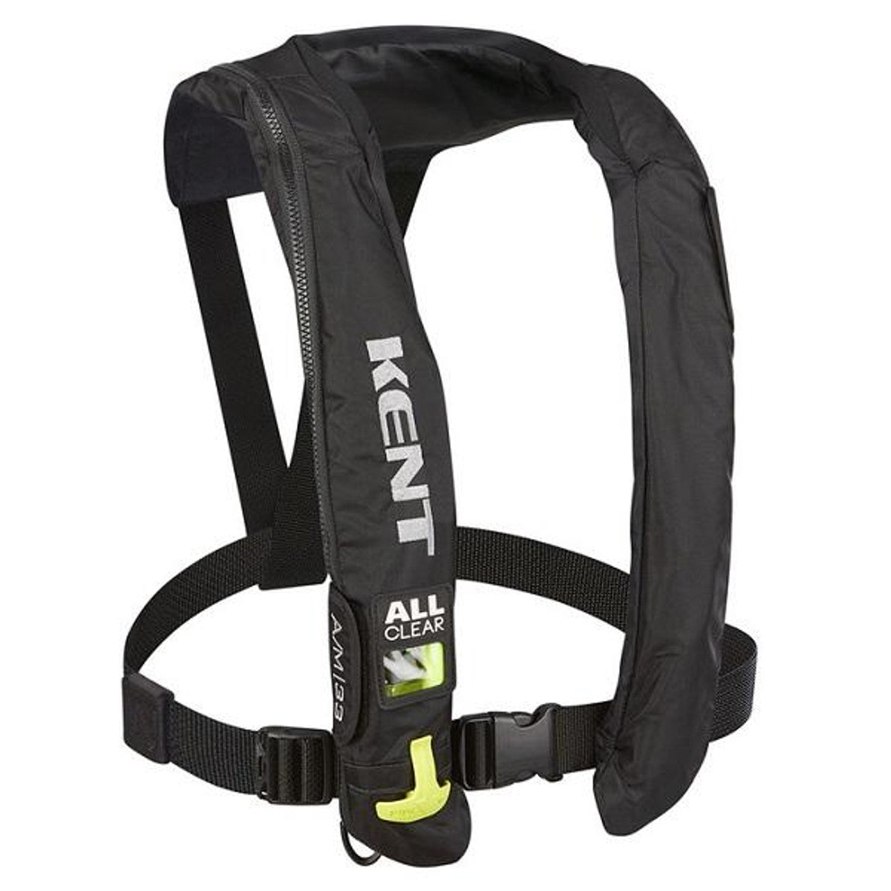 Kent A/M-33 Black Auto/Manual Inflatable Life Vest
