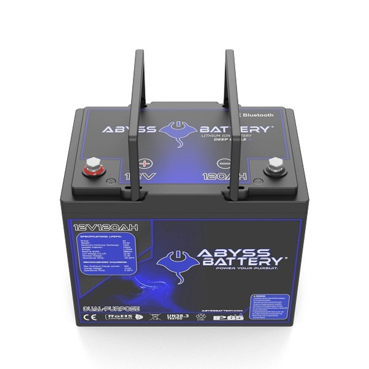 Abyss Battery Dual Purpose 12V 120AH Lithium Marine Battery