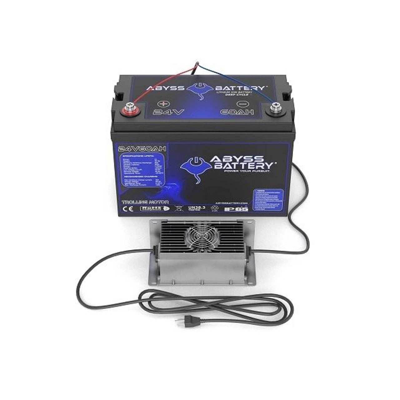 Abyss Battery 24V 60AH Lithium Trolling Motor Battery Kit