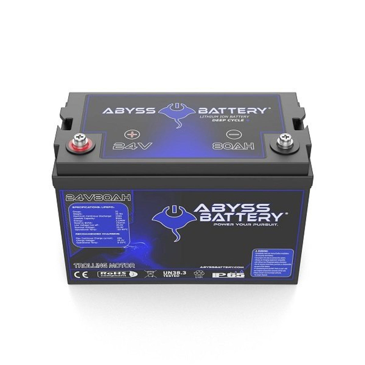 Abyss Battery 24V 80AH Lithium Trolling Motor Battery