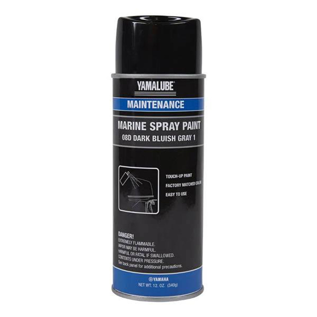 Yamaha ACC-MRNPA-IT-8D Engine Spray Paint 8D Dark Blue Gray