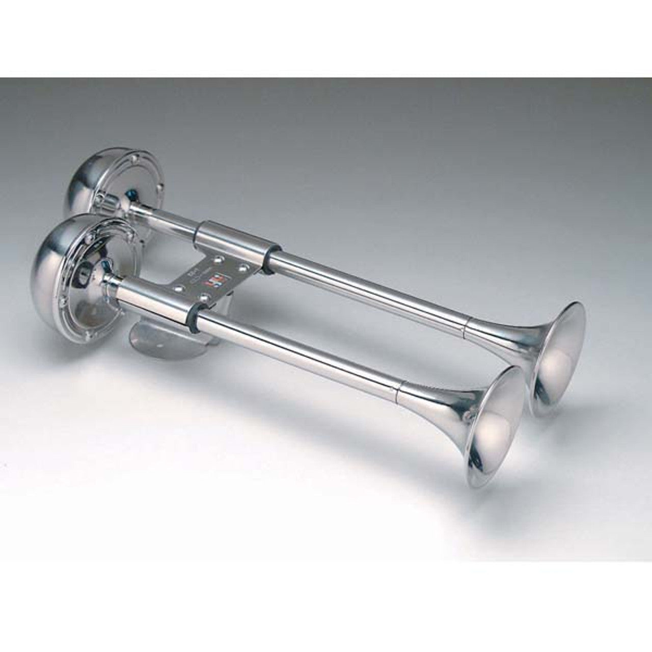 Stainless Steel Dual Trumpet Electric Boat Horn