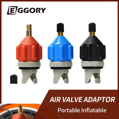 EGGORY SUP Board Air Valve Adaptor Durable Rowing Boat Air Valve