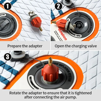 EGGORY SUP Board Air Valve Adaptor Durable Rowing Boat Air Valve