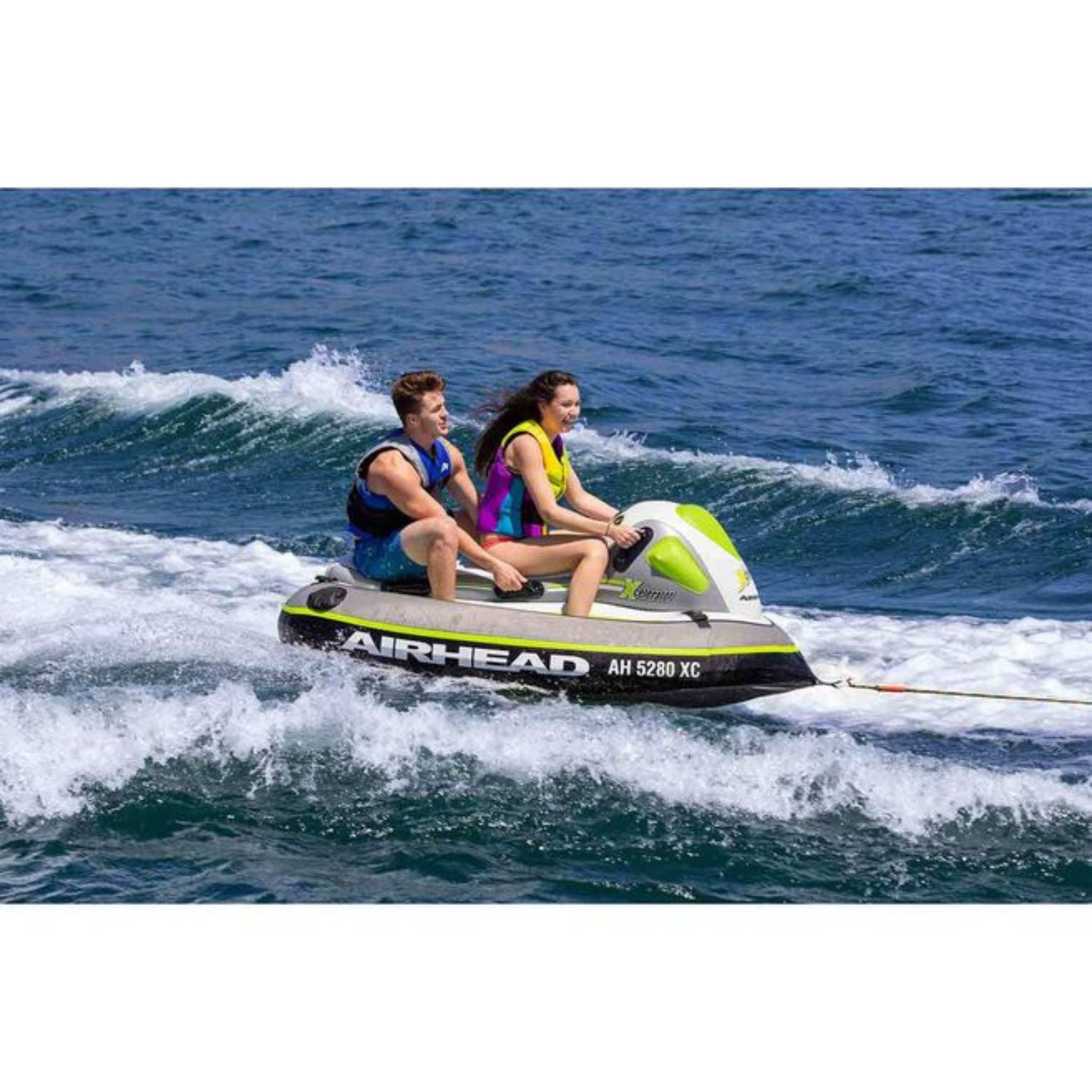 Airhead Xcelerator 2 Person Towable Tube For Boating