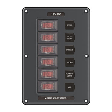 Blue Sea Switch Panel - 6-Position