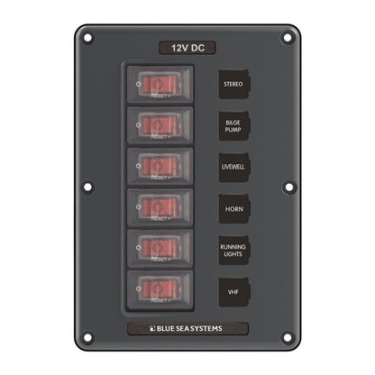 Blue Sea Switch Panel - 6-Position