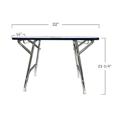 Rectangular Folding Deck Table