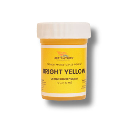 Bright Yellow Epoxy Resin Pigment – Liquid Colorant for Resin Art & Gelcoat 1oz