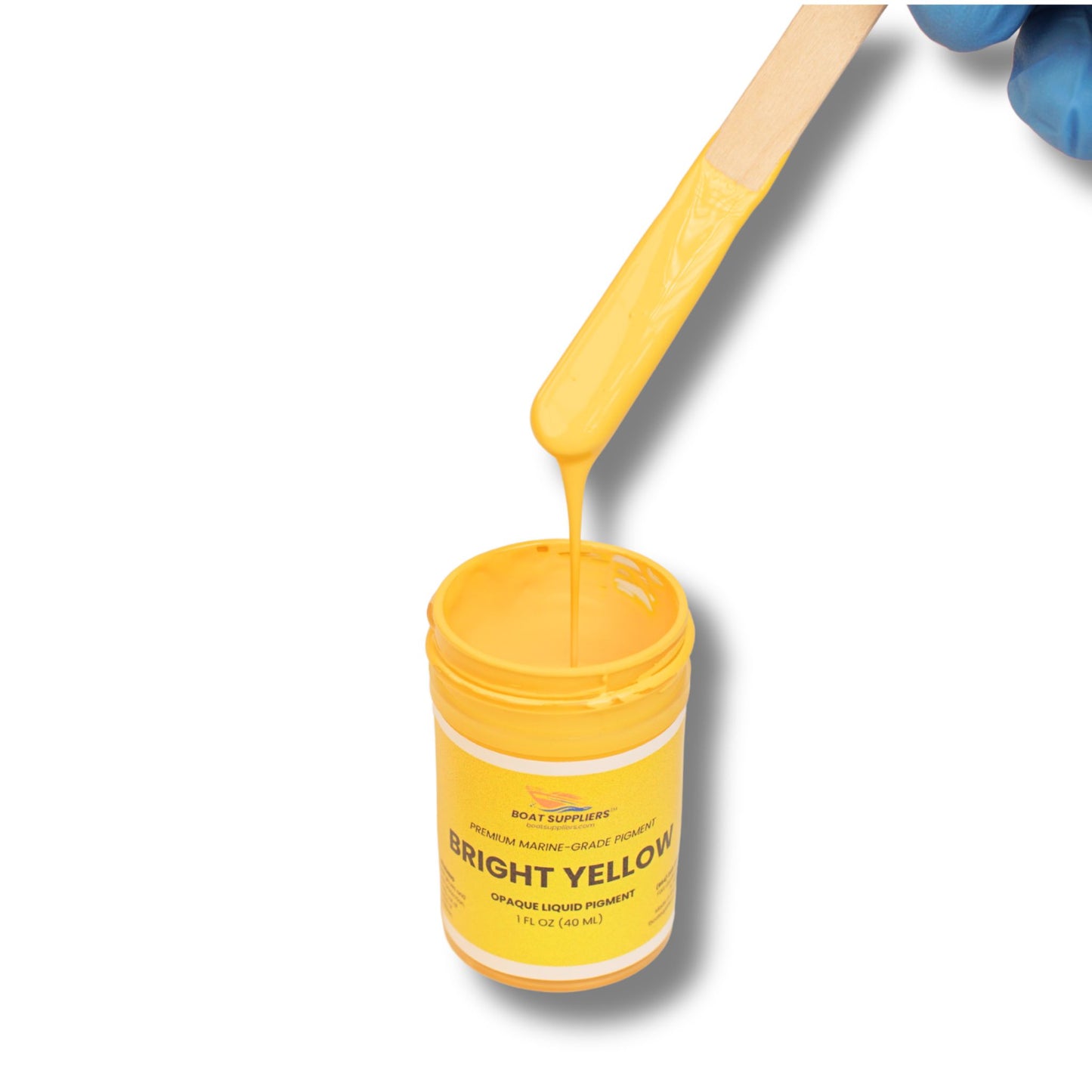 Bright Yellow Epoxy Resin Pigment – Liquid Colorant for Resin Art & Gelcoat 1oz