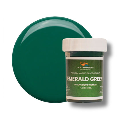 Green Epoxy Resin Pigment – Opaque Liquid Colorant for Resin Art & Gelcoat 1oz