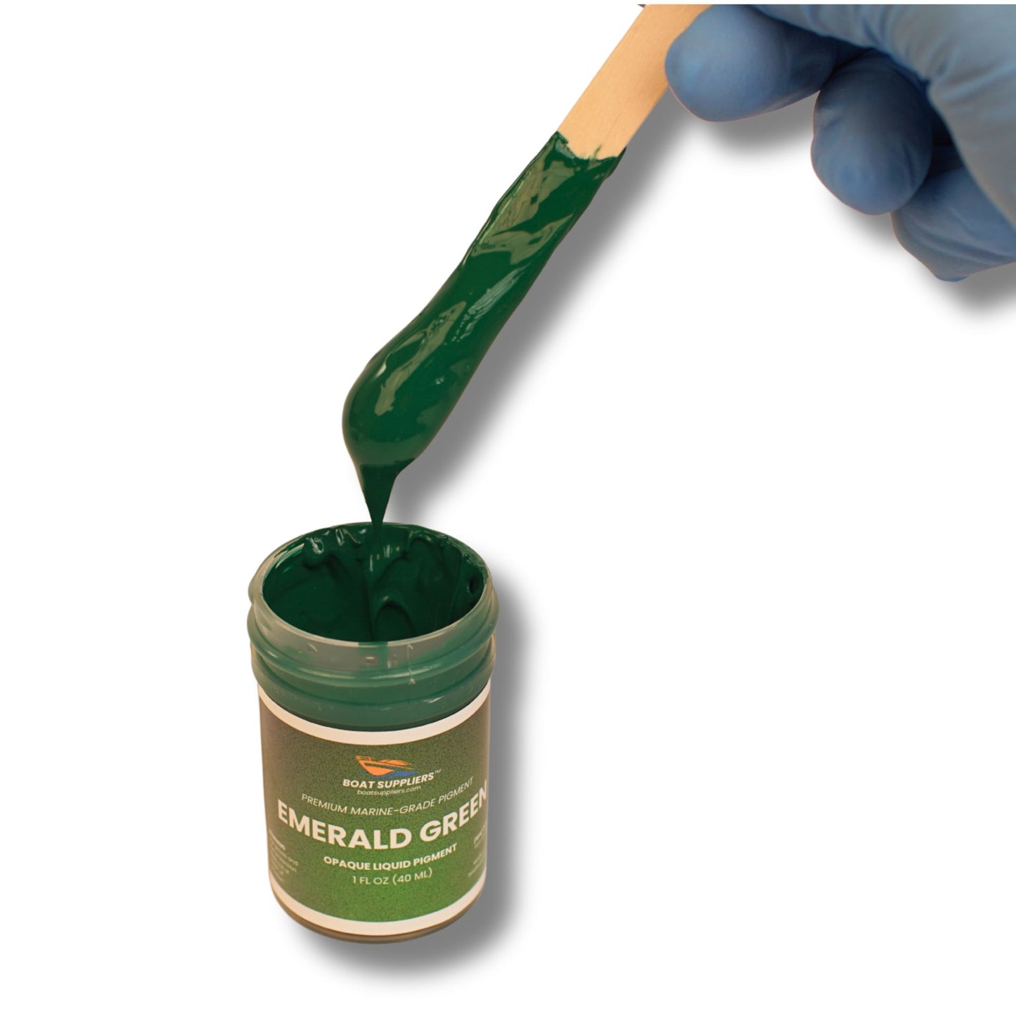 Green Epoxy Resin Pigment – Opaque Liquid Colorant for Resin Art & Gelcoat 1oz