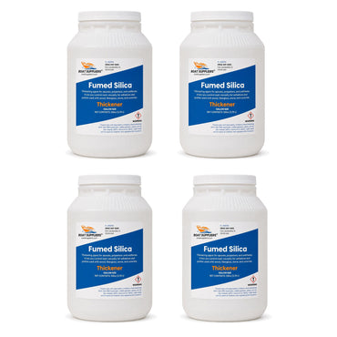 4 Gallon case of Boat Suppliers Aerosil 200 fumed silica thickener, four 1 gallon jars