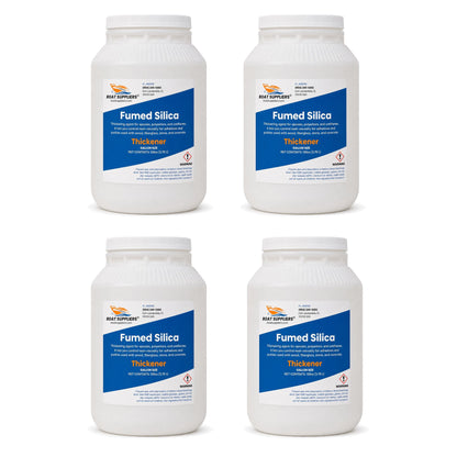 4 Gallon case of Boat Suppliers Aerosil 200 fumed silica thickener, four 1 gallon jars