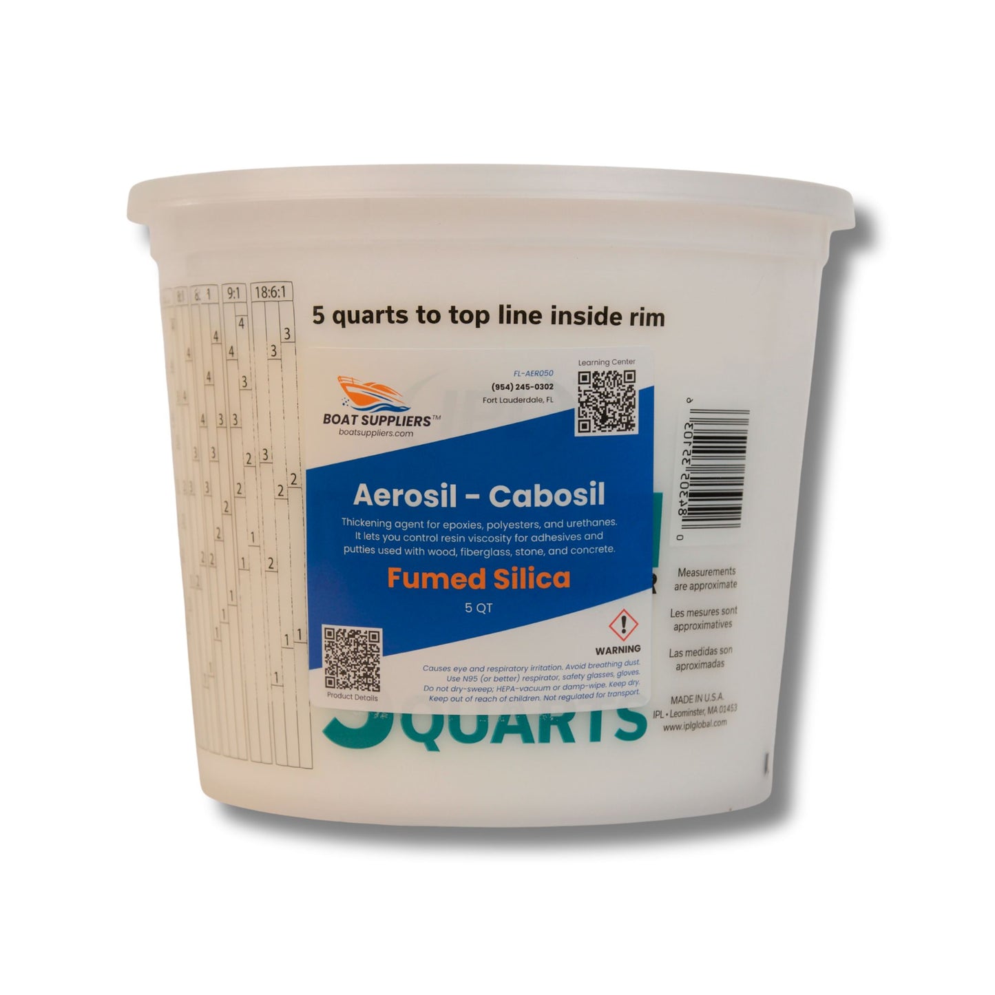 Boat Suppliers Fumed Silica 5 Quart
