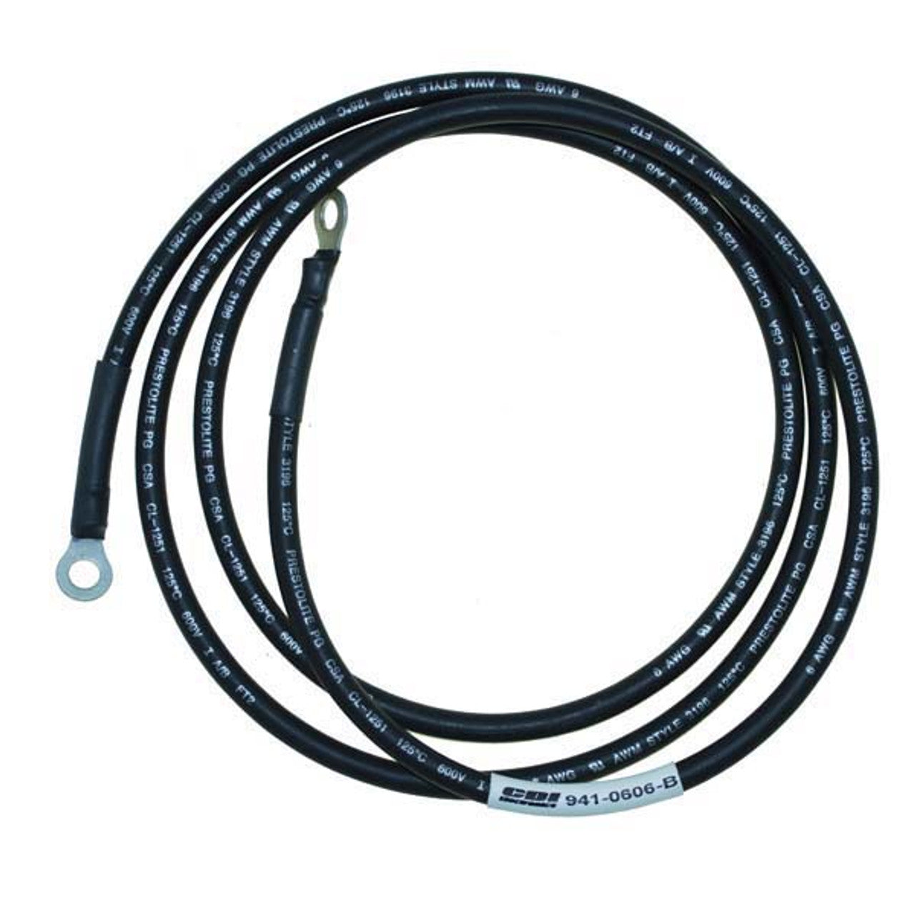 CDI 941-0606-B Cable Battery 6 Ft Black