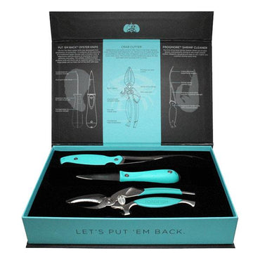 ToadFish Coastal Kitchen Collection - Oyster Knife/Shrimp Cleaner/Crab Cutter