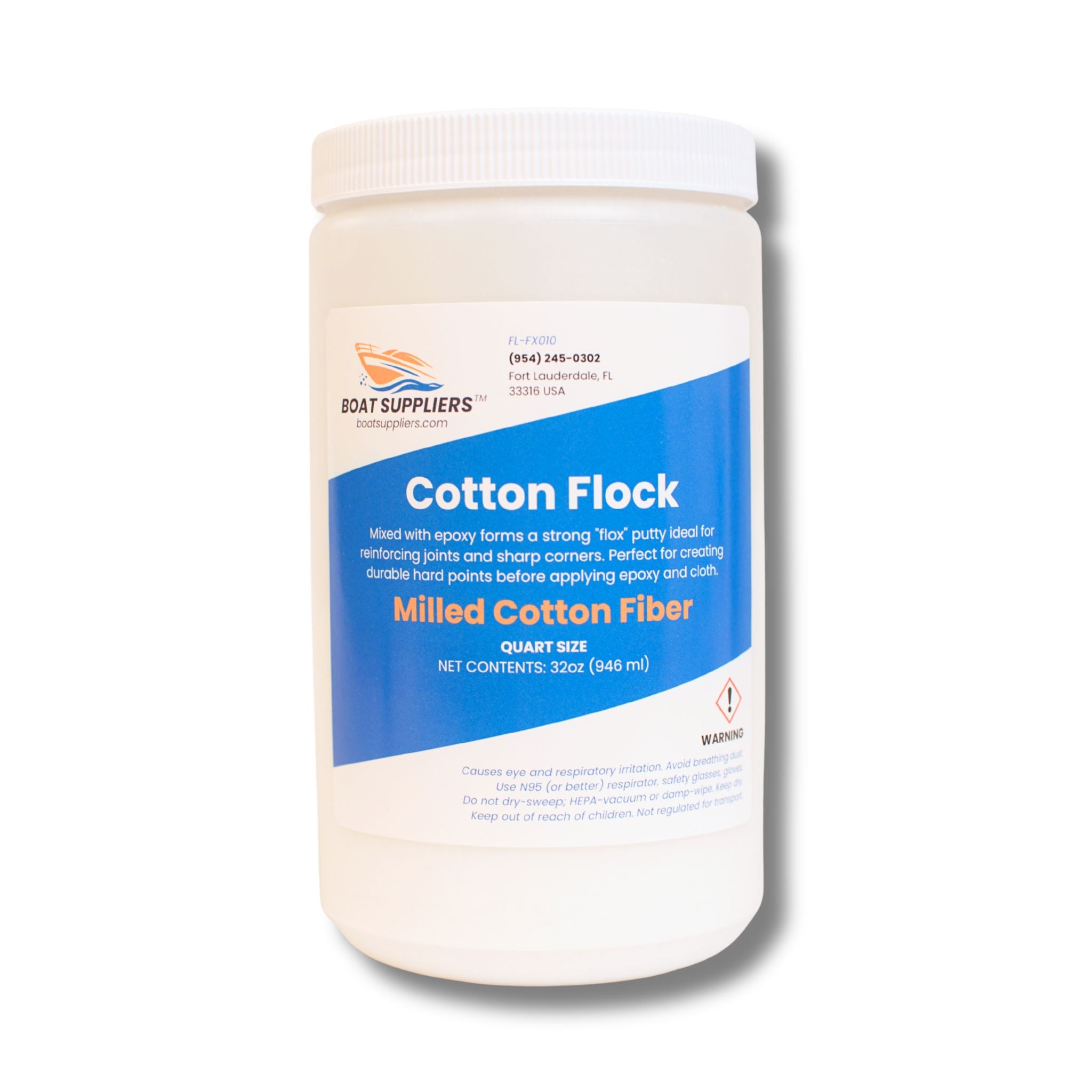 Cotton Flock Structural Filler for Epoxy & Polyester - Boat Suppliers