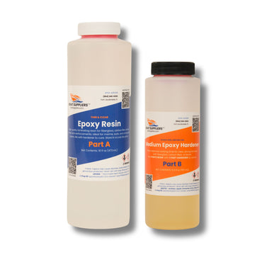 Boat Suppliers Epoxy Resin Kit – Thin, Clear, with Hardener