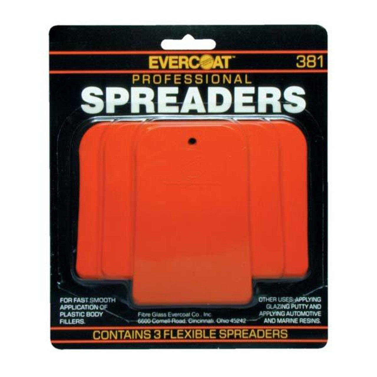 Fiberglass Repair Plastic Spreaders