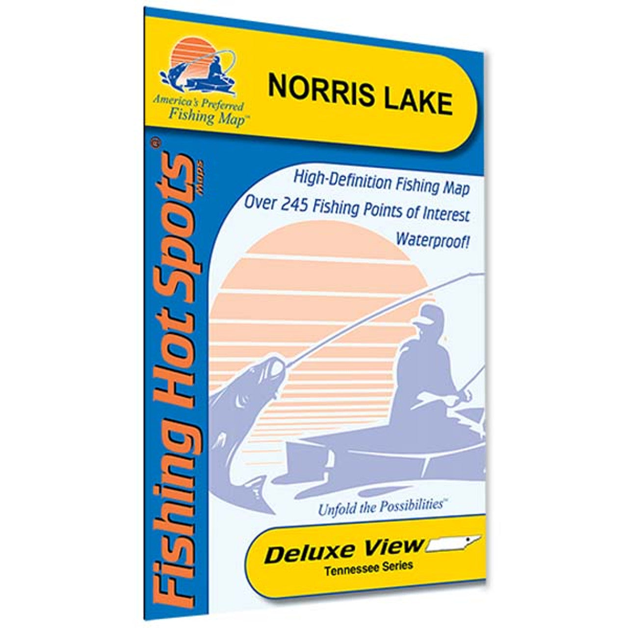 Norris Lake Fishing Map