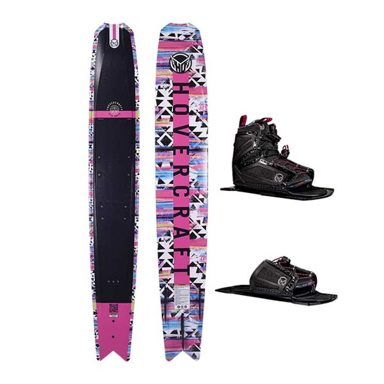 HO Sports Women's Hovercraft Tribal Pink Slalom Ski w/Stance 110 ARTP