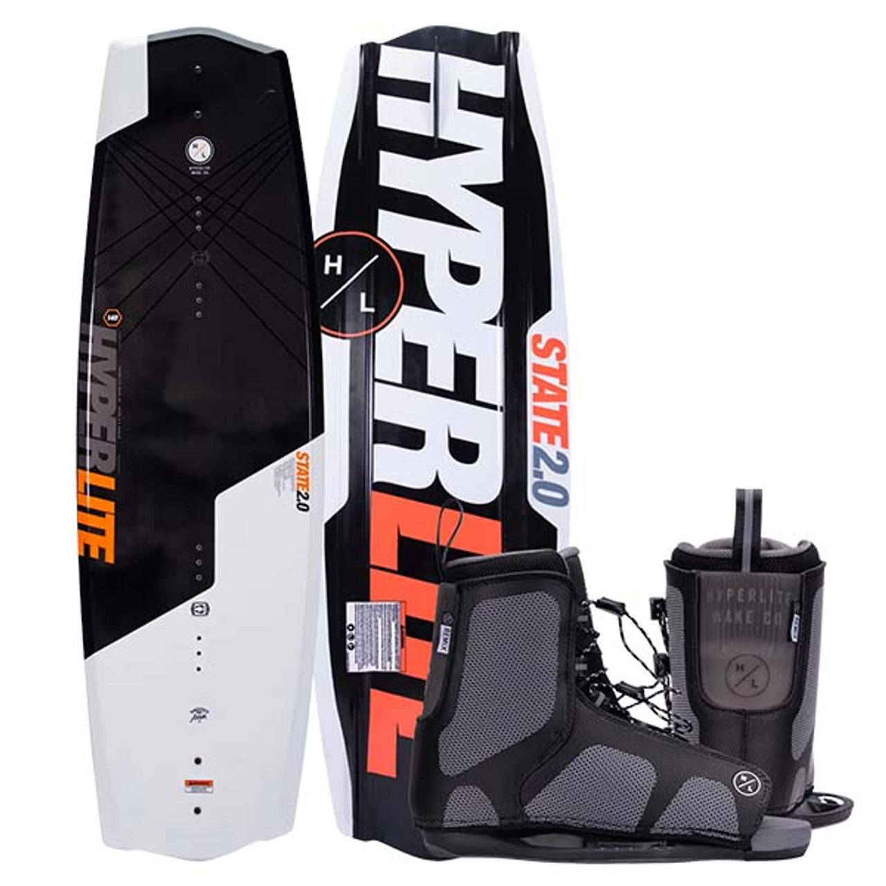 Hyperlite State 2.0  Jr Wakeboard w/Boys Remix Boots