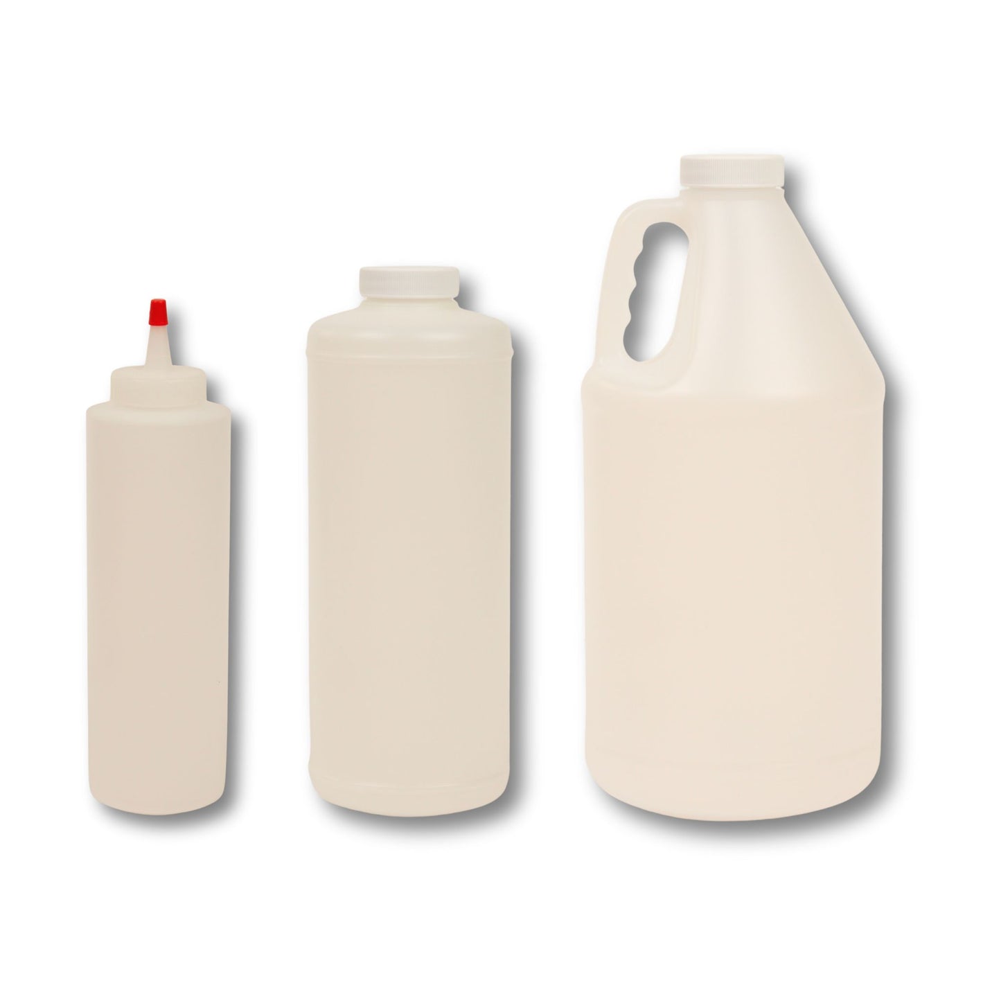 HDPE Plastic Bottles - 38mm Top