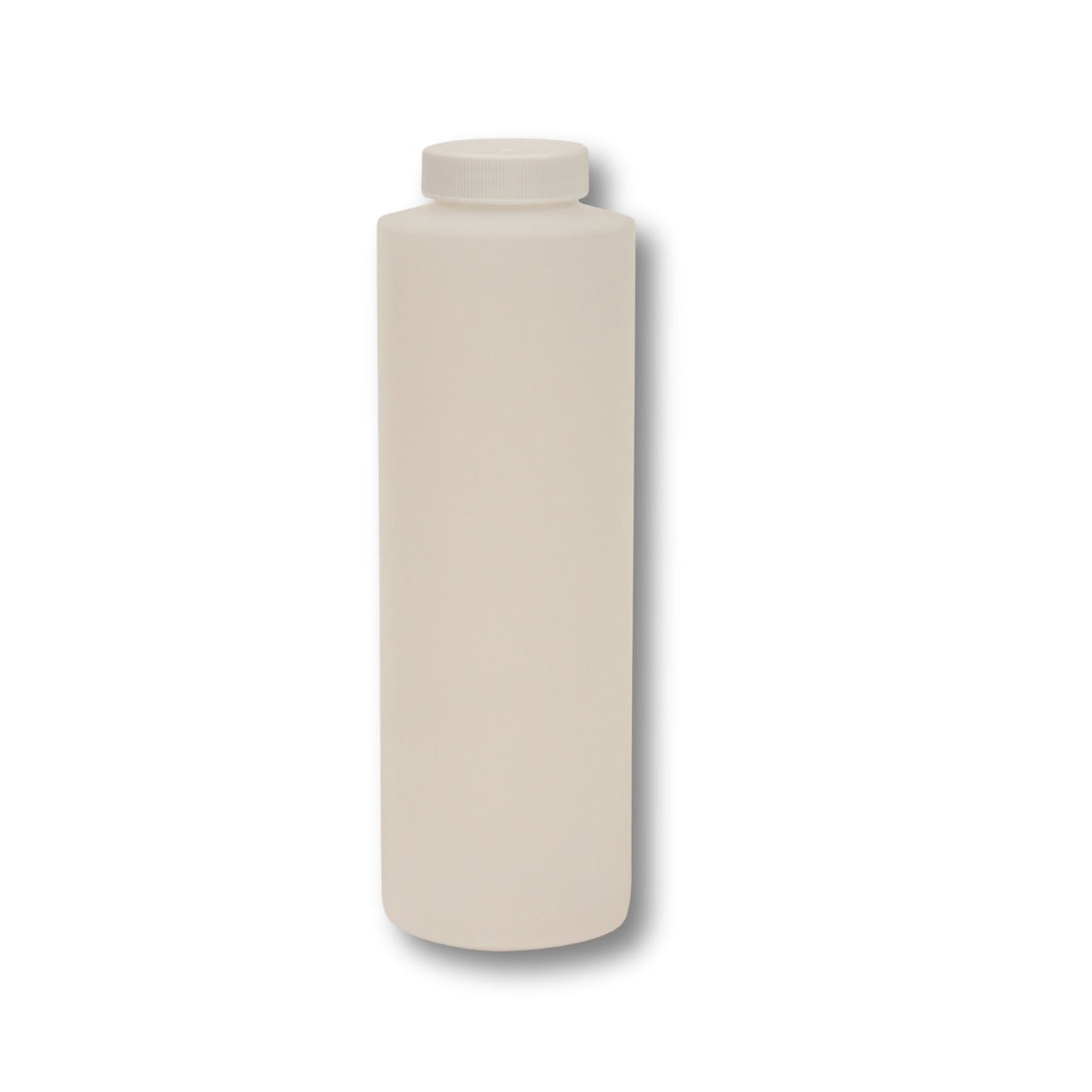Natural HDPE squeeze bottles with yorker nozzle caps