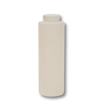 Natural HDPE squeeze bottles with yorker nozzle caps