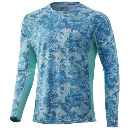 Huk Icon X Tide Change Long Sleeve - Sea Floor