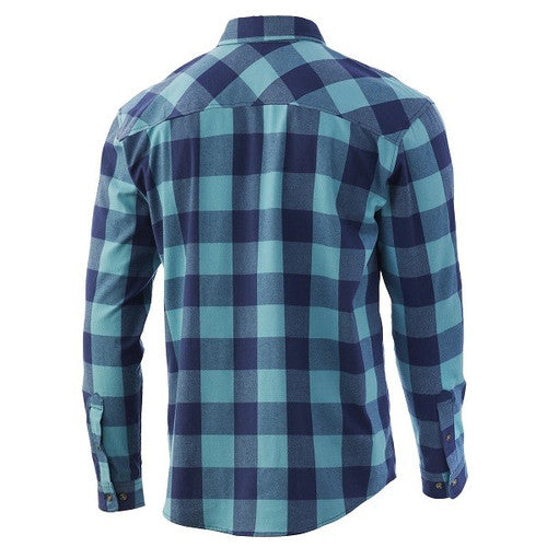 Huk Water Buffalo Fishing Flannel - Sargasso Sea