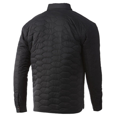 Huk Tarpon Quilt Shacket - Volcanic Ash