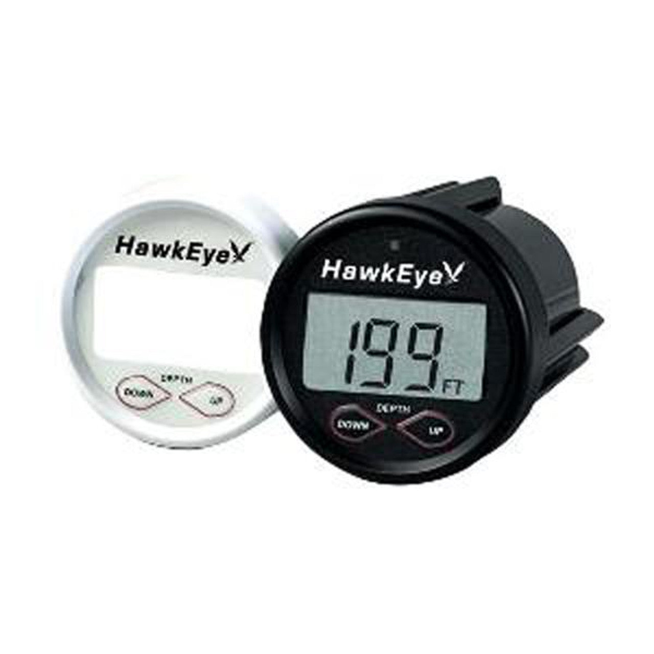 Hawkeye In-Dash Depth Finder- Dual Mount Transducer