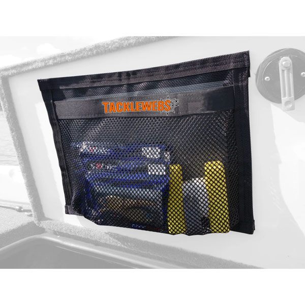 16"W x 12"H Black Hook/Loop Adhesive Pouch
