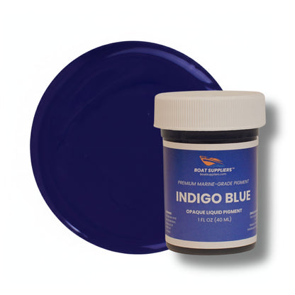 Indigo Blue Epoxy Resin Pigment – Liquid Colorant for Resin Art & Gelcoat 1oz