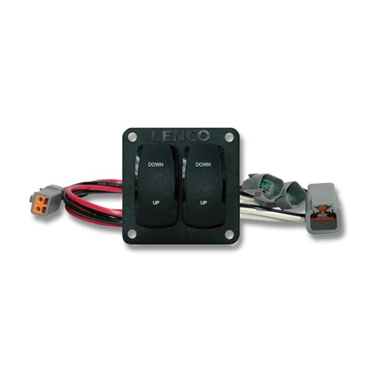 Lenco Complete Double Rocker Trim Tab Switch Kit
