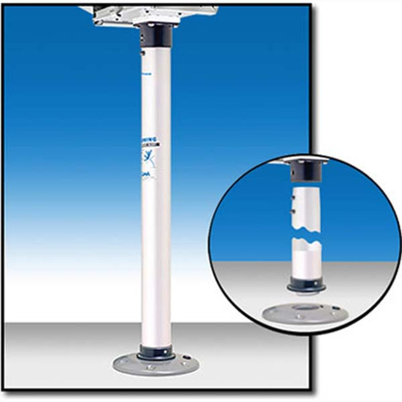 Magma Double Locking Pedestal Mount - Rectangular Grills