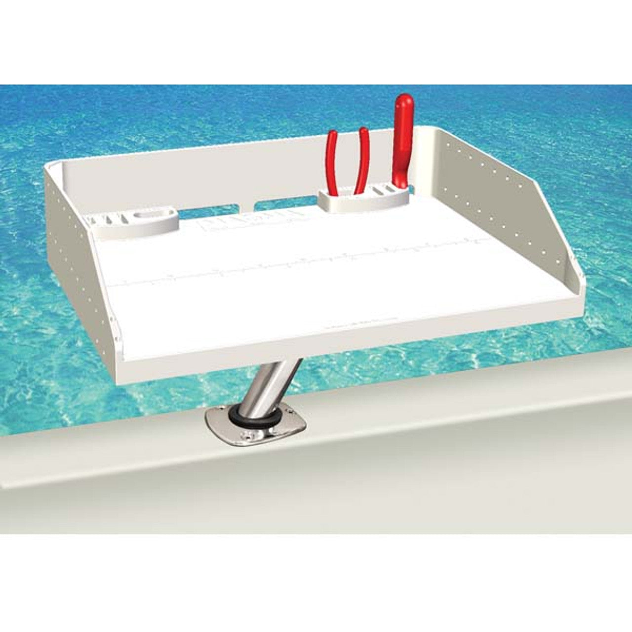 Tournament Series Bait & Filet Table w/ "LeveLock" Rod Holder Mount